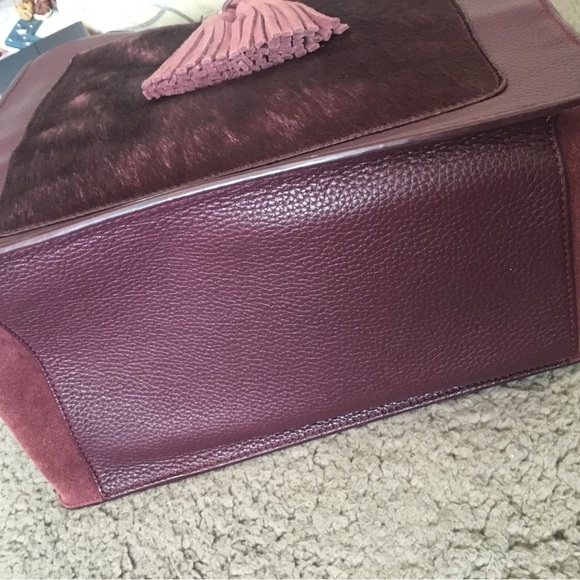 Vintage Kate Spade Suede Cowhide Leather Shoulder Bag - Picture 5 of 16